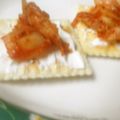★★sugar★★'s cooksnap of when they made キムチ&クリームチーズ♡クラッカー.