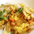 ワキヤン's cooksnap of when they made 生姜でさっぱり☆海老と白菜の簡単炒め.