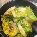 クックKDBSTY☆'s cooksnap of when they made 豚バラキャベツの無限ごま油鍋.