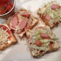 naokisachi's cooksnap of when they made 簡単おつまみ☆厚揚げピザ.