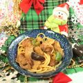 みなみんくっきんぐ's cooksnap of when they made 豚肉、ナス、ピーマンの甘辛ソースパスタ.
