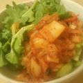 ぺぎママ's cooksnap of when they made 春菊とりんごのサラダはキムチでピリッと♡.