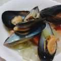 QPはにー's cooksnap of when they made *ムール貝のマリニエール*.