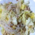 Mameyakko's cooksnap of when they made ☆こんにゃくパスタ　キャベツとツナ☆.