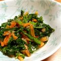 あすあや115's cooksnap of when they made 味付はすし酢だけ！柿と春菊のおろし酢和え.