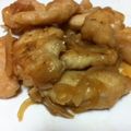 chemon's cooksnap of when they made 鶏むね肉の生姜焼き.