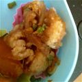 ひなずまむ's cooksnap of when they made 揚げ豚肉の香味ソースかけ.