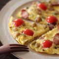 kigiri's cooksnap of when they made クミン香る♪ミックスお豆の彩りオムレツ.