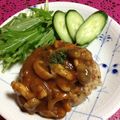 chibimal's cooksnap of when they made 卵なし！！柔らかハンバーグ♪.
