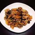 ゆいしば's cooksnap of when they made 大根とチンゲン菜と豚肉の炒め煮.
