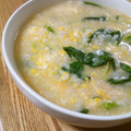 ぎょさん☆'s cooksnap of when they made ほうれん草と卵のラーマおじや.
