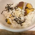 きゃろぽて's cooksnap of when they made バター香る!!さつまいもの塩昆布ごはん.