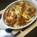 茶むすめ's cooksnap of when they made じゃがいもとベーコンのチーズ焼き.