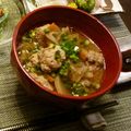 文蔵子's cooksnap of when they made 鶏団子の味噌汁.