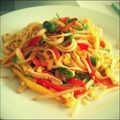 chEk0's cooksnap of when they made タイ料理パッタイ風　甘酸っぱ～い焼そば♪.