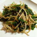 miyumanma's cooksnap of when they made もやしとほうれん草のオイマヨ炒め.