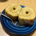 TSUK1's cooksnap of when they made ホットケーキミックスでバウムクーヘン♪.