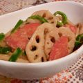 rie-tin's cooksnap of when they made れんこんで✿みそマヨきんぴら.