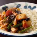 creo's cooksnap of when they made 鶏肉のトマト煮込み オルゾー添え.