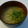 にゃすまろ's cooksnap of when they made 定番♪もやしの味噌汁.