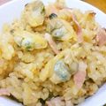 ♪♪ちょこ♪♪'s cooksnap of when they made 美味すぎ！ベーコンとアサリの炊き込みご飯.