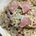 choni726's cooksnap of when they made 簡単サラダ☆ハムとれんこんのサラダ☆.