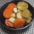 陽翔mam 's cooksnap of when they made さつまいもと人参のにんにく煮.
