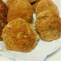 怺白鴉's cooksnap of when they made おから入り＊メンチカツ.