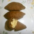 白いぐれーぷ's cooksnap of when they made 芋あん包み☆ココアクッキー.