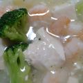 ＊＊k＊＊'s cooksnap of when they made えびとブロッコリーのうま塩豆腐.