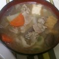 miyabi000's cooksnap of when they made 豚汁 ^00^ 　我が家流 具沢山!!.