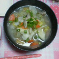 ゆうやすぴぃ's cooksnap of when they made 熊本のだご汁(だんご汁).