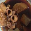 mancel's cooksnap of when they made 煮物　イカ大根！.