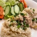 Faiza's cooksnap of when they made 超簡単。失敗無し。炊飯器。チキンライス。.