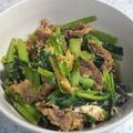 しししむむむ's cooksnap of when they made 牛肉と小松菜のオイスター炒め.