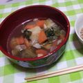 サキえもん's cooksnap of when they made 給料日前のお助け！野菜たっぷりすいとん.