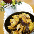 るるおか's cooksnap of when they made さつまいもと鶏肉の煮物.