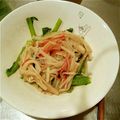 いたりん's cooksnap of when they made とろとろ～♪チンゲン菜のカニカマあんかけ.