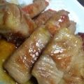 （・×・）♪'s cooksnap of when they made 簡単♪ニンジンと長いもの豚肉ロール.