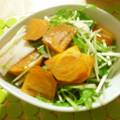 かずあや's cooksnap of when they made ☆柿 と かぶ と みず菜 の サラダ☆.
