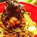 egamin's cooksnap of when they made 【たらこムッチム】と納豆パスタ～早ウマ♪.