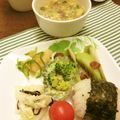 ミッキーアン's cooksnap of when they made 肉 IN おにぎり❇︎海苔巻き.