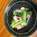 しょべるん's cooksnap of when they made 小松菜ベーコン炒め.