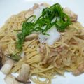 とりらくだ's cooksnap of when they made ツナとエリンギのおろしスパゲティー.