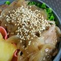 めかにか's cooksnap of when they made あま〜い生姜焼き☆お弁当にもネ！.