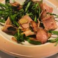 れび夫人's cooksnap of when they made クレソンとベーコンの炒め物.