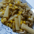 りり2012's cooksnap of when they made 長いもとシメジ･コーンのオイスター炒め.