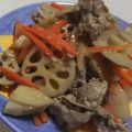 きらり流れ星's cooksnap of when they made レンコンと豚肉の炒め煮.