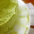 kurynamy's cooksnap of when they made 抹茶が香るレアチーズケーキ～♪.