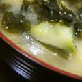 キャシーキャサリン's cooksnap of when they made じゃが芋と玉葱とわかめのお味噌汁.